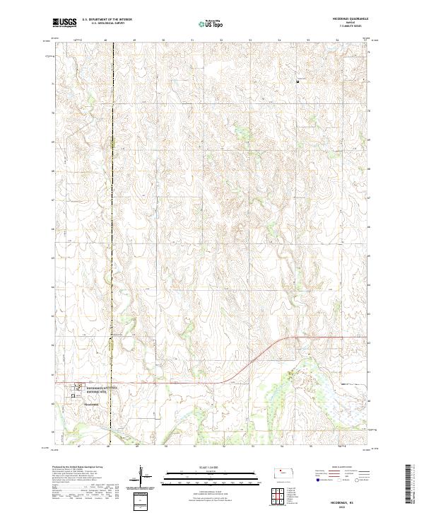 Nicodemus topographic map thumbnail