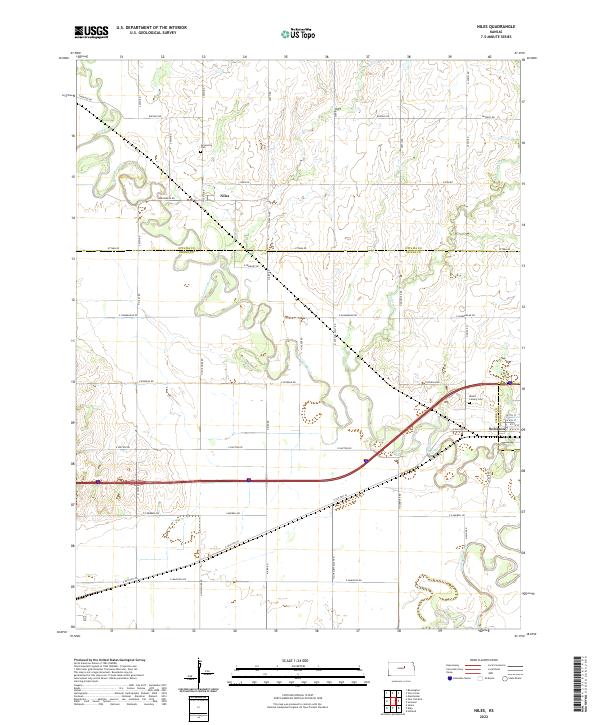 Niles topographic map thumbnail