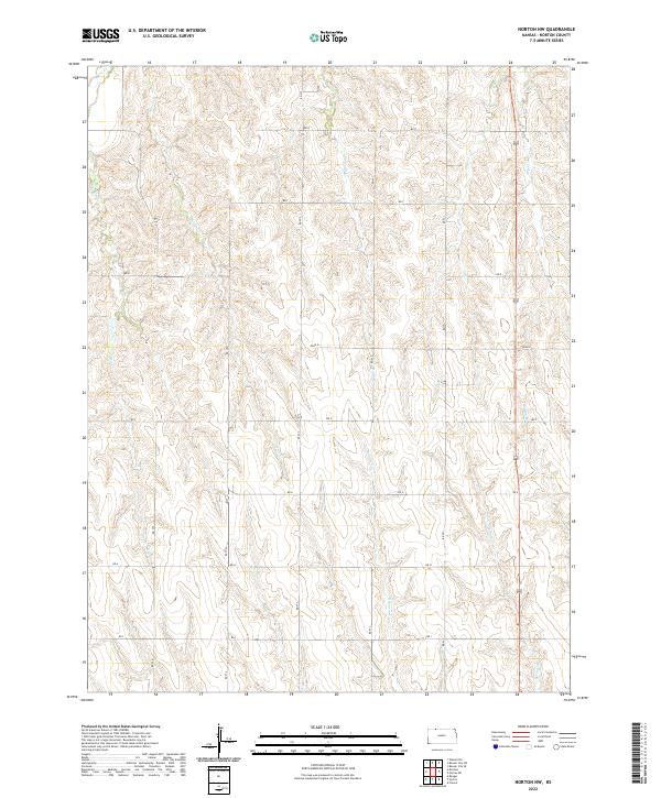 Norton NW topographic map thumbnail