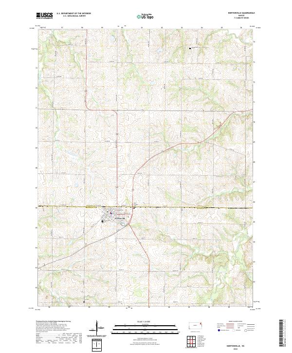 Nortonville topographic map thumbnail