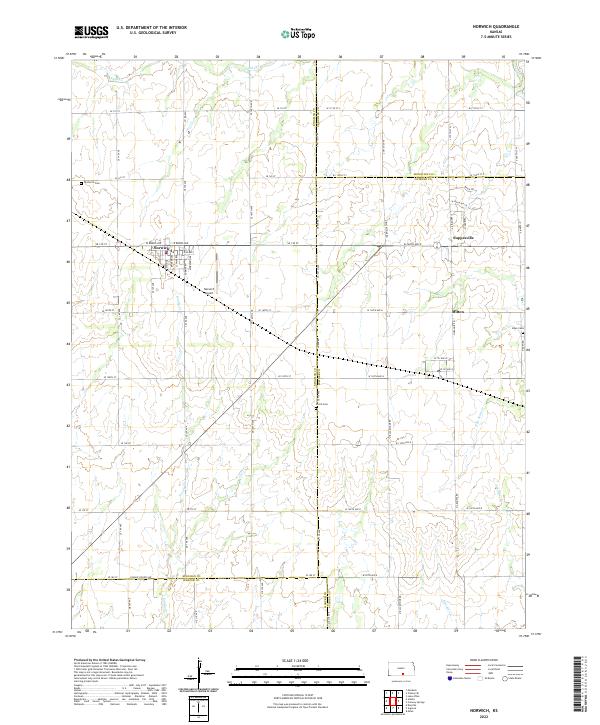 Norwich topographic map thumbnail