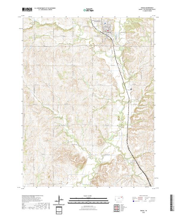 Onaga topographic map thumbnail