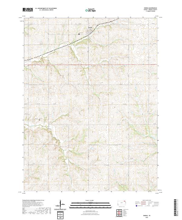 Oneida topographic map thumbnail