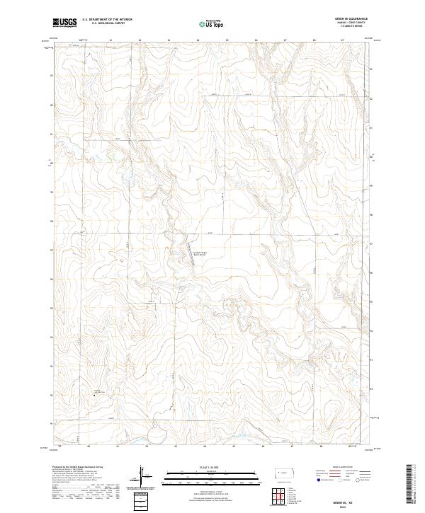 Orion SE topographic map thumbnail