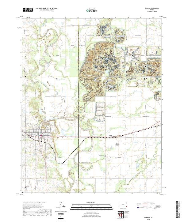 Oswego topographic map thumbnail