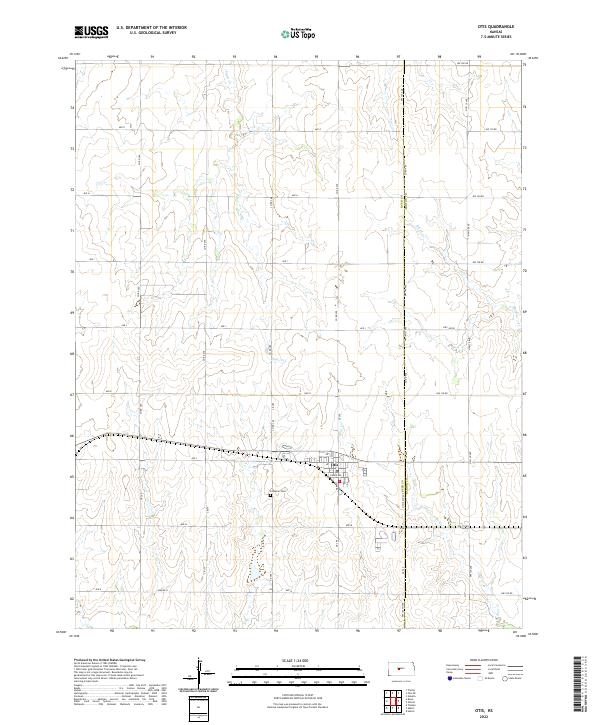 Otis 2022 topographic map thumbnail