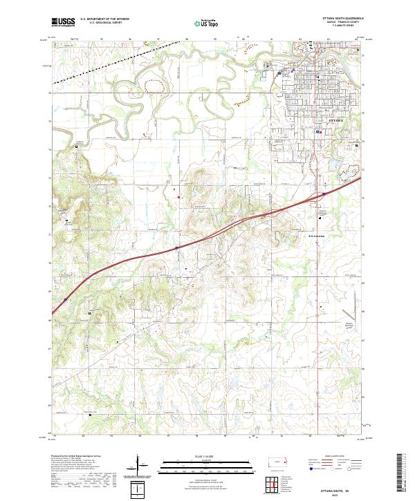 Ottawa South topographic map thumbnail