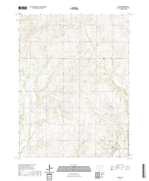 Palmer 2022 topographic map thumbnail