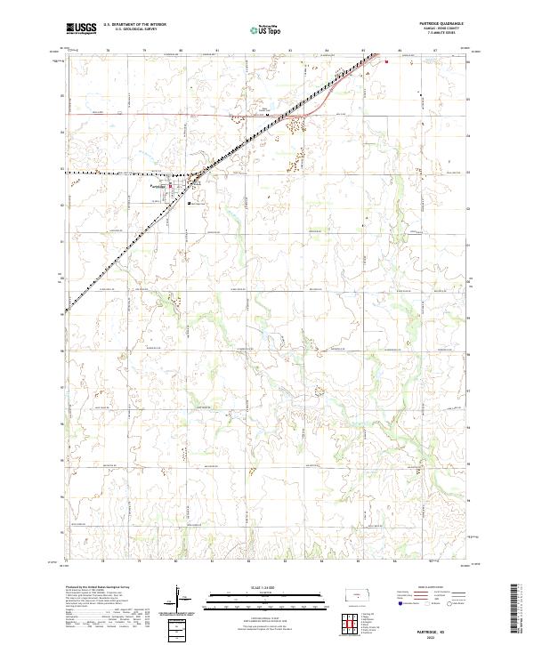 Partridge 2022 topographic map thumbnail