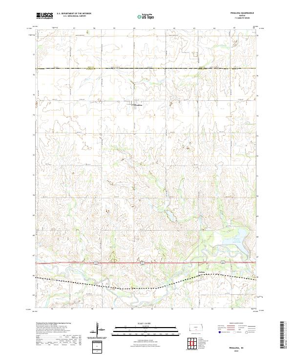 Penalosa 2022 topographic map thumbnail