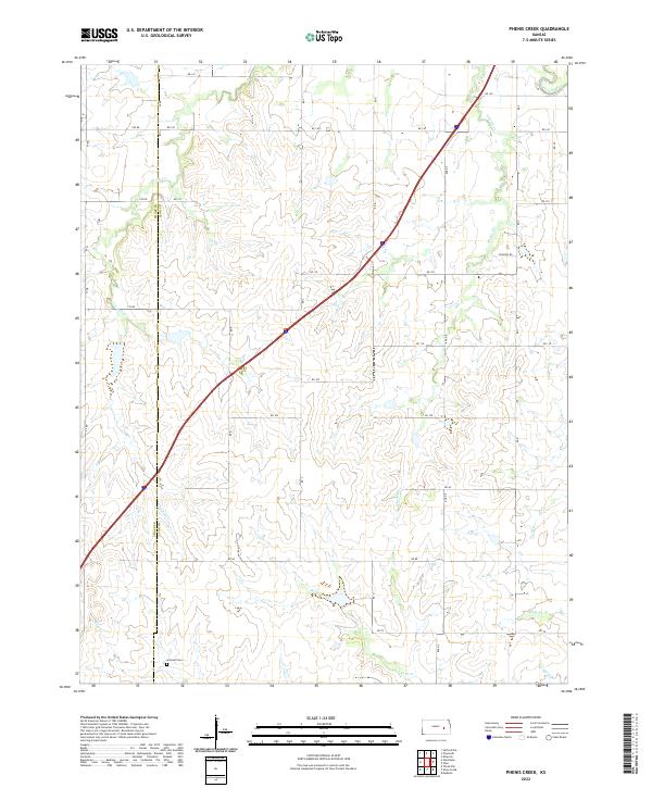 Phenis Creek topographic map thumbnail