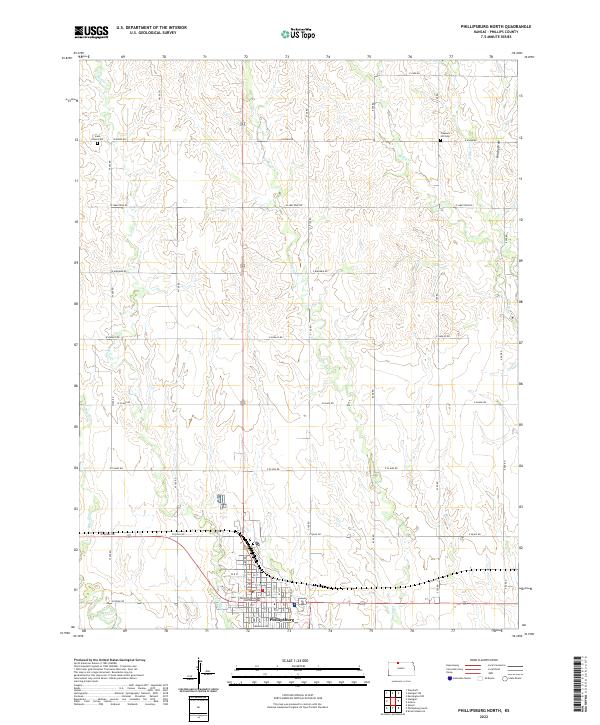Phillipsburg North 2022 topographic map thumbnail