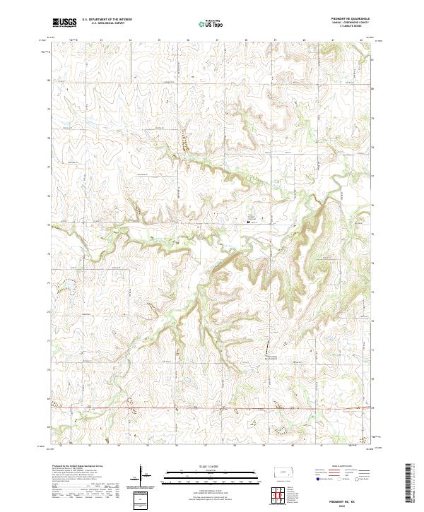 Piedmont NE topographic map thumbnail