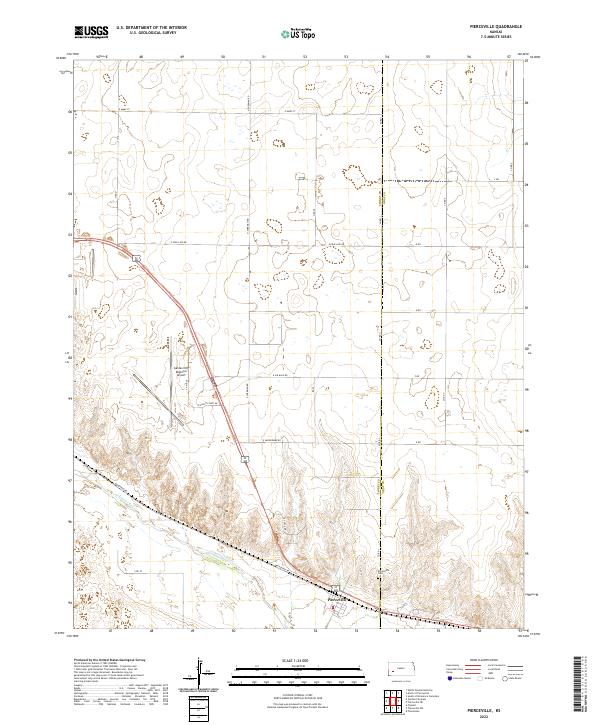 Pierceville topographic map thumbnail