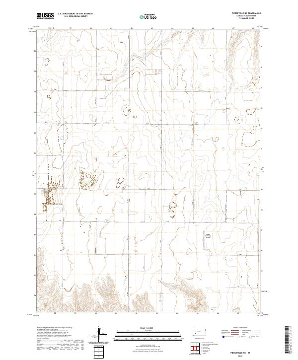 Pierceville NE topographic map thumbnail