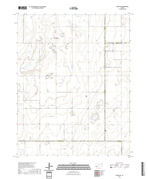 Plains NW topographic map thumbnail