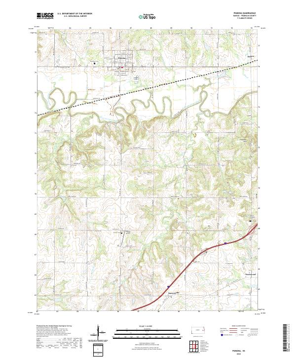 Pomona 2022 topographic map thumbnail
