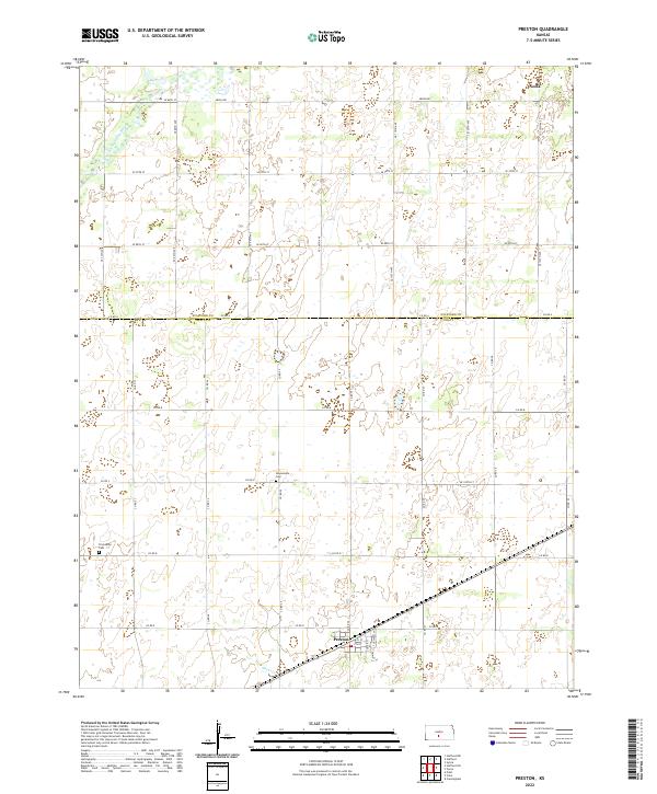 Preston topographic map thumbnail