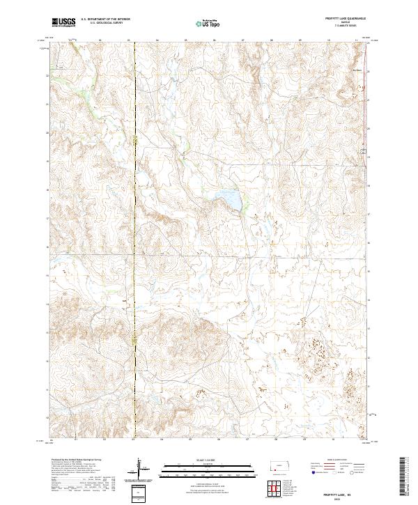 Proffitt Lake topographic map thumbnail