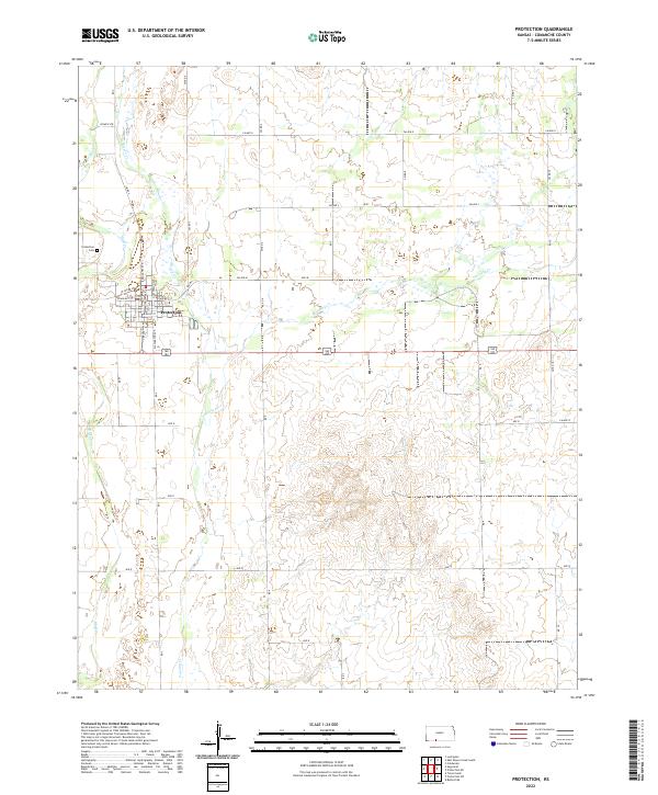 Protection 2022 topographic map thumbnail