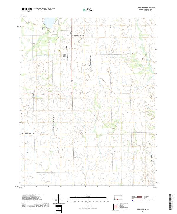 Protection NE 2022 topographic map thumbnail