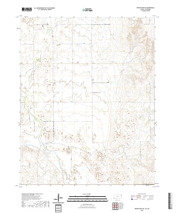Protection SW 2022 topographic map thumbnail