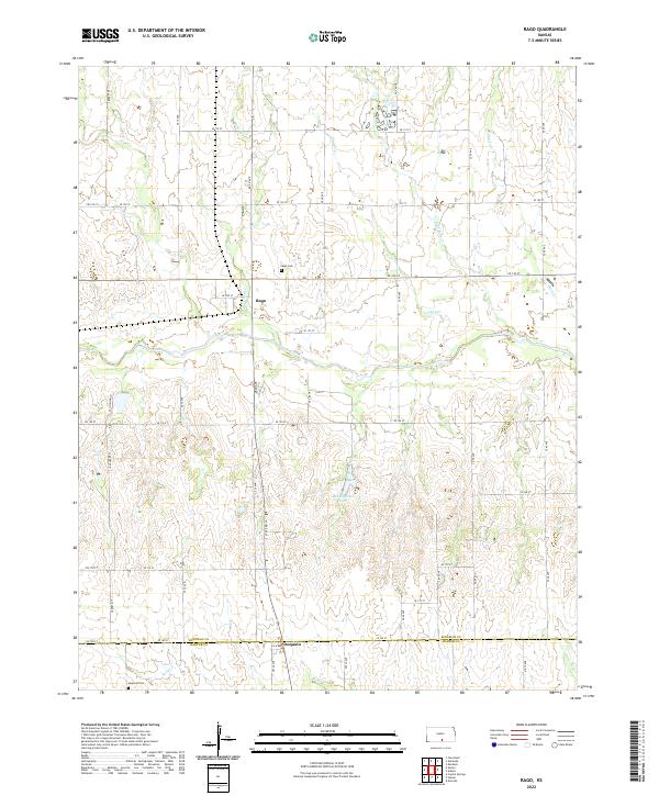 Rago topographic map thumbnail