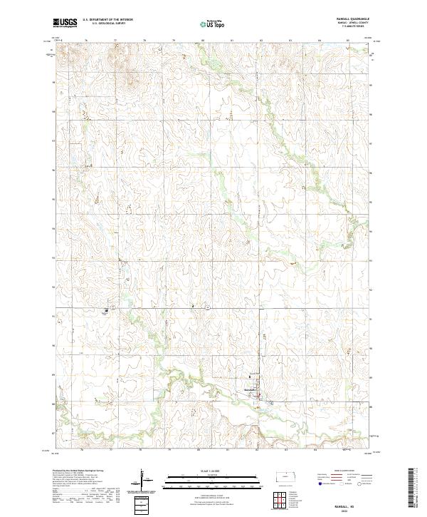 Randall topographic map thumbnail