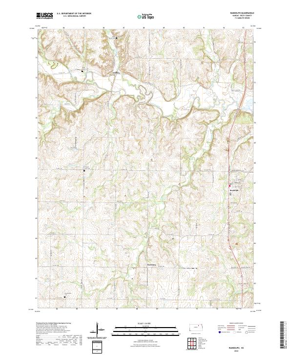 Randolph topographic map thumbnail
