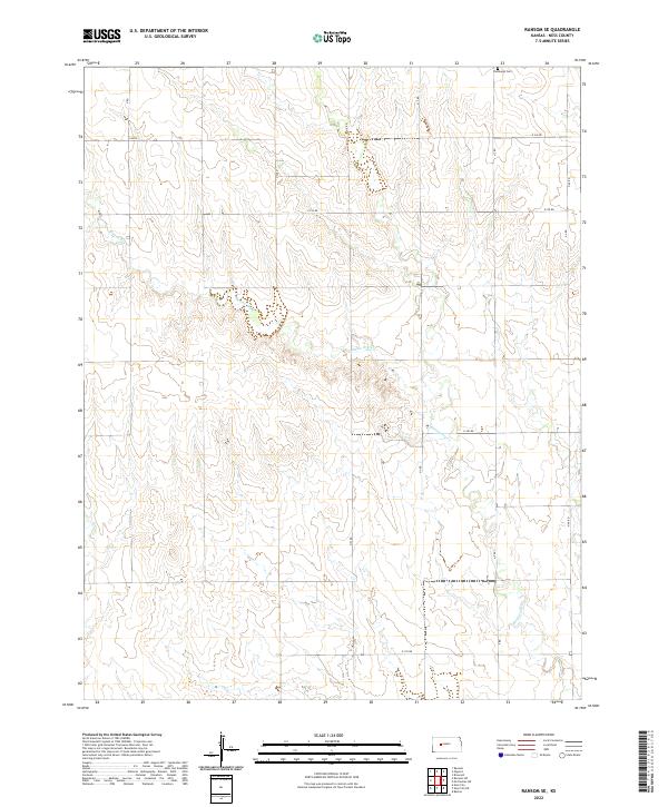 Ransom SE 2022 topographic map thumbnail