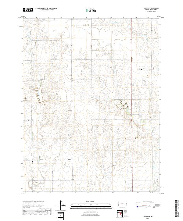 Ransom SW 2022 topographic map thumbnail