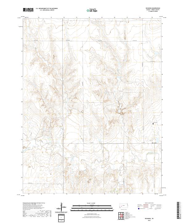 Ravanna 2022 topographic map thumbnail