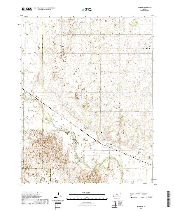 Raymond topographic map thumbnail