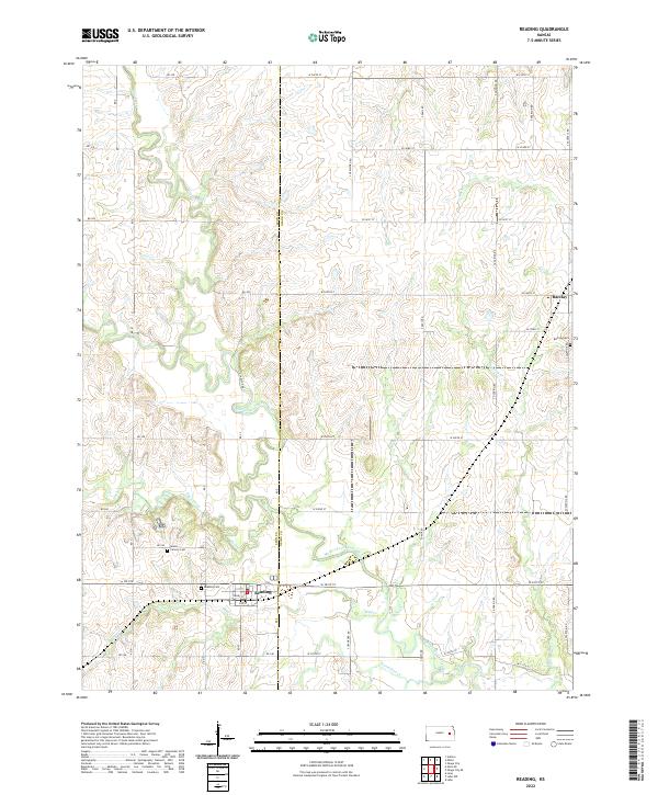 Reading topographic map thumbnail