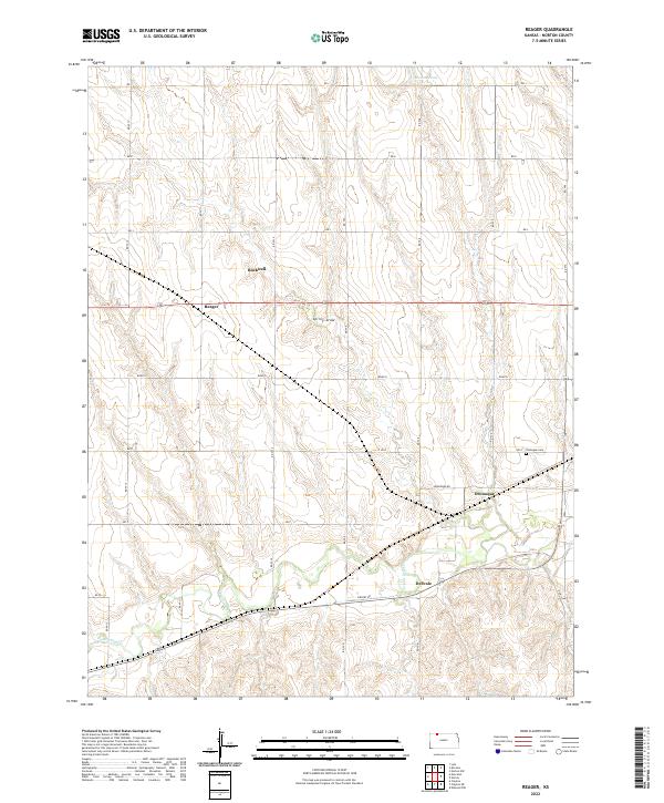 Reager 2022 topographic map thumbnail