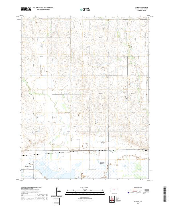 Redwing topographic map thumbnail