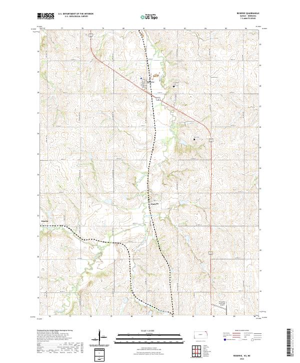 Reserve 2022 topographic map thumbnail