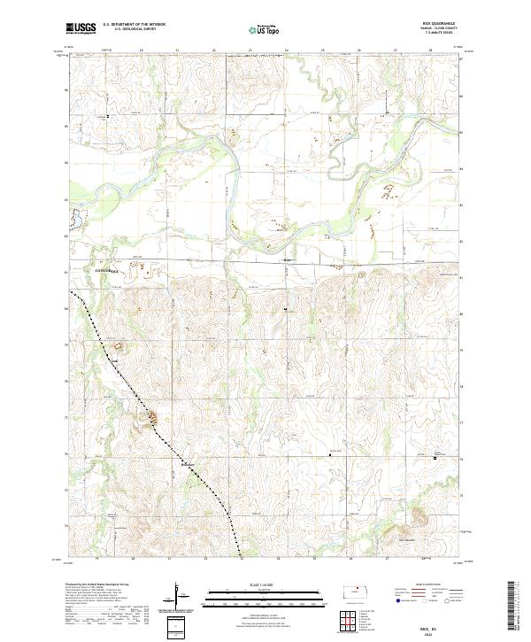 Rice 2022 topographic map thumbnail