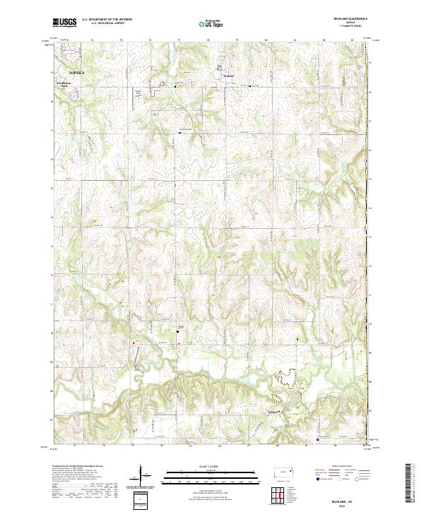 Richland 2022 topographic map thumbnail