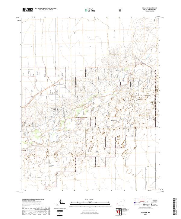 Rolla NW topographic map thumbnail