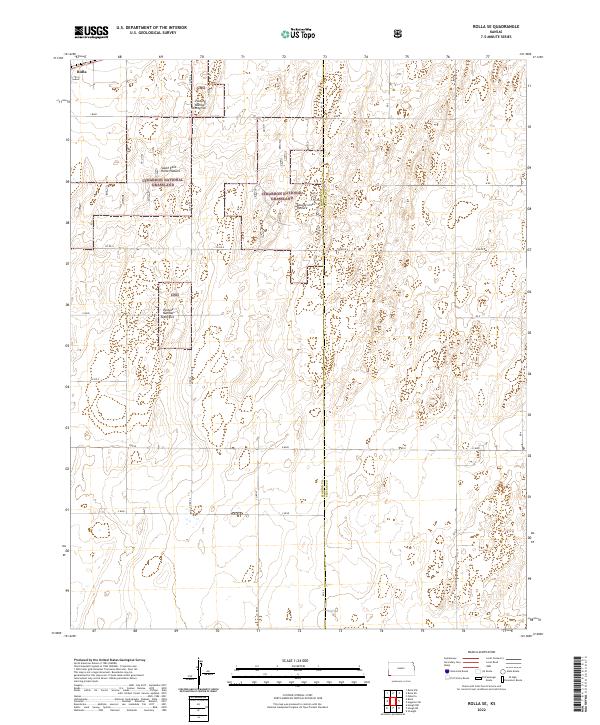 Rolla SE 2022 topographic map thumbnail