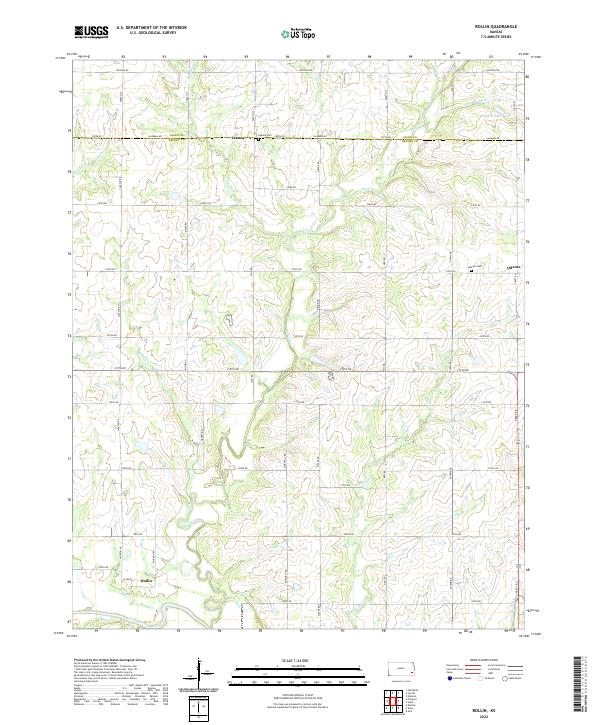 Rollin 2022 topographic map thumbnail