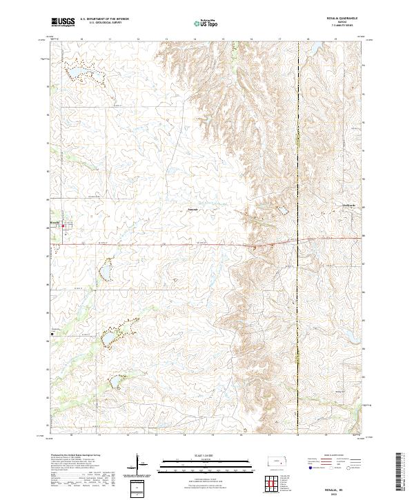 Rosalia 2022 topographic map thumbnail