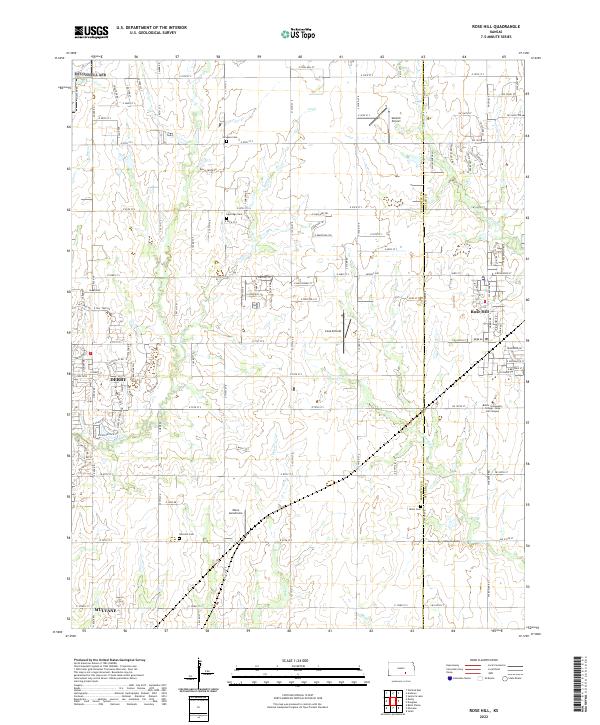 Rose Hill 2022 topographic map thumbnail