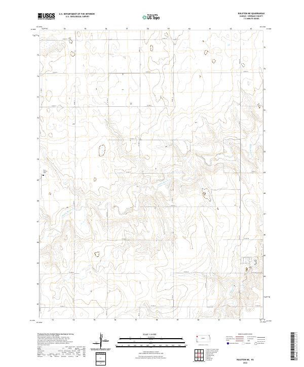 Ruleton NE topographic map thumbnail