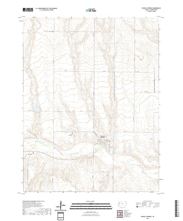 Russell Springs topographic map thumbnail