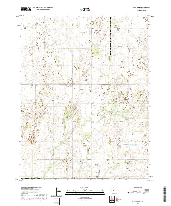 Saint John SW topographic map thumbnail