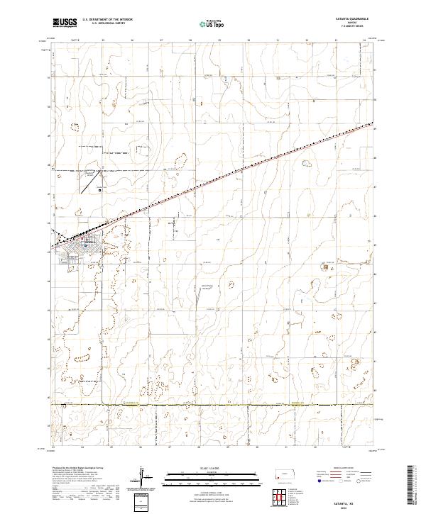 Satanta 2022 topographic map thumbnail