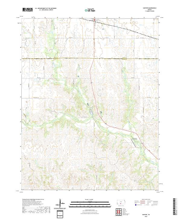 Sawyer 2022 topographic map thumbnail