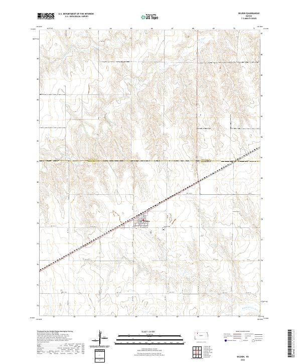Selden topographic map thumbnail